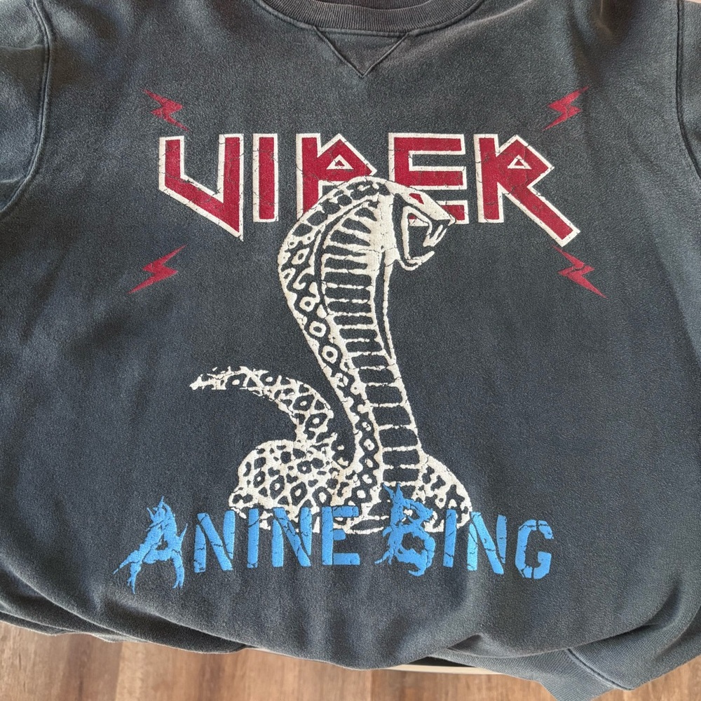 Anine Bing Viper Graphic Sweatshirt